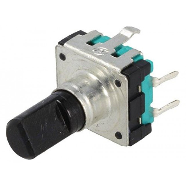 ROTARY ENCODER 12mm 24PPR ΜΕ ΔΙΑΚΟΠΤΗ