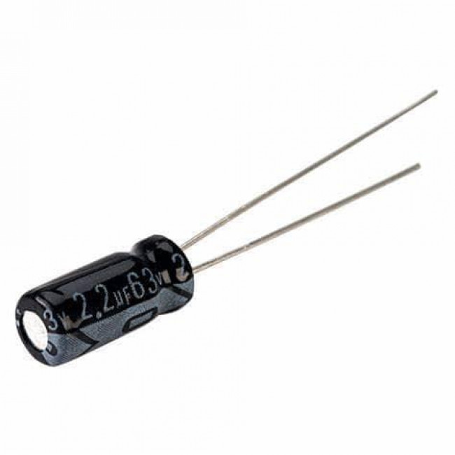 2.2μF/63V ΠΥΚΝΩΤΗΣ ΗΛΕΚΤΡΟΛΥΤΙΚΟΣ 105*C 5Χ11mm
