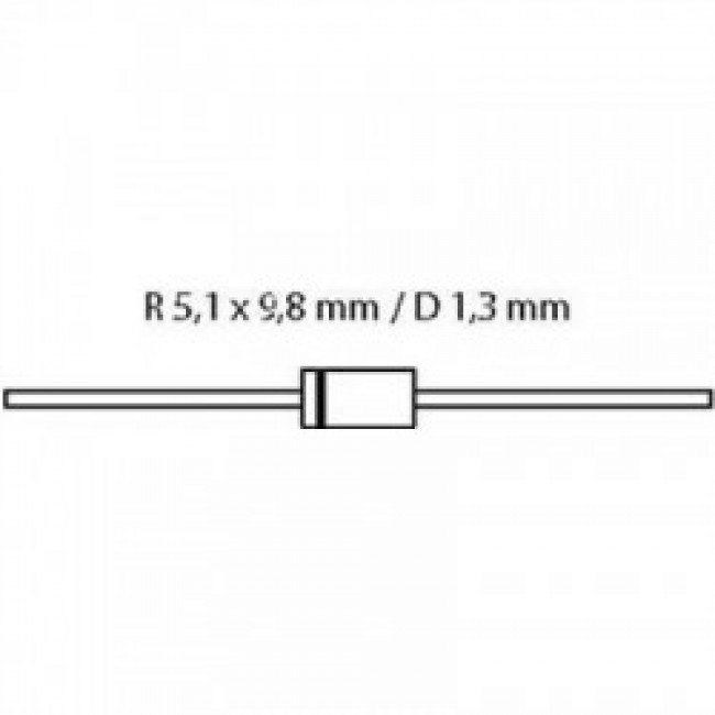 1N 5408 ΔΙΟΔΟΣ 3A 1KV DO201AD