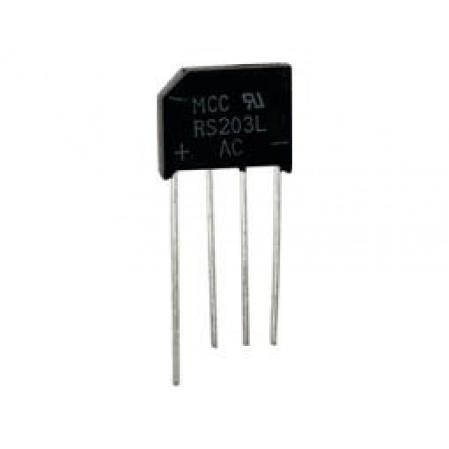 ΓΕΦΥΡΑ 2A 400V ΠΛΑΚΕ RS204