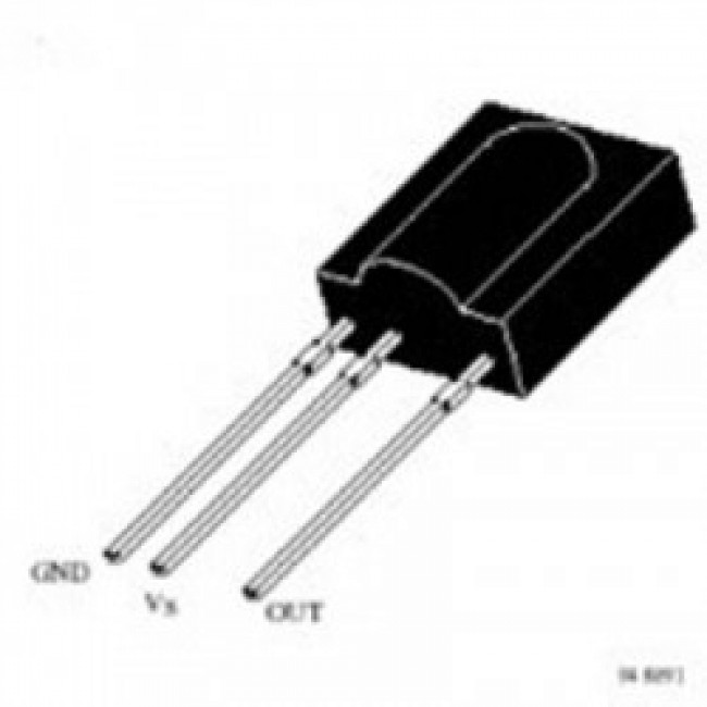 TFMS 4300=TSOP 31230 ΔΕΚΤΗΣ ΥΠΕΡΗΘΡΩΝ 30kHz 3pim