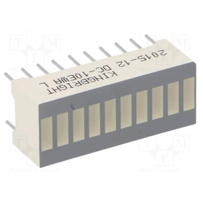 ΜΠΑΡΕΣ LED ΧΡΩΜΑ KOKKINO 25,4x10,16mm 2,2?5,6mcd DC-10EWA