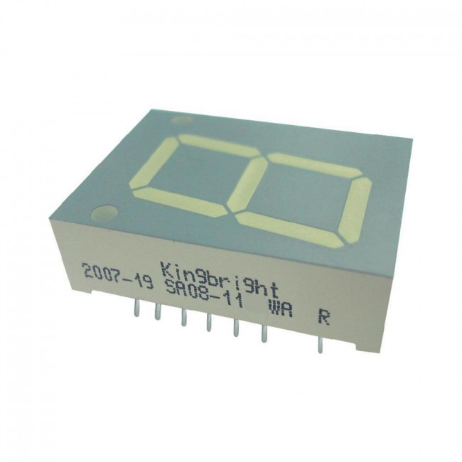 DISPLAY LED ΚΟΙΝΗΣ ΚΑΘΟΔΟΥ ΚΟΚΚΙΝΟ 20.4mm SC08-11SRWA