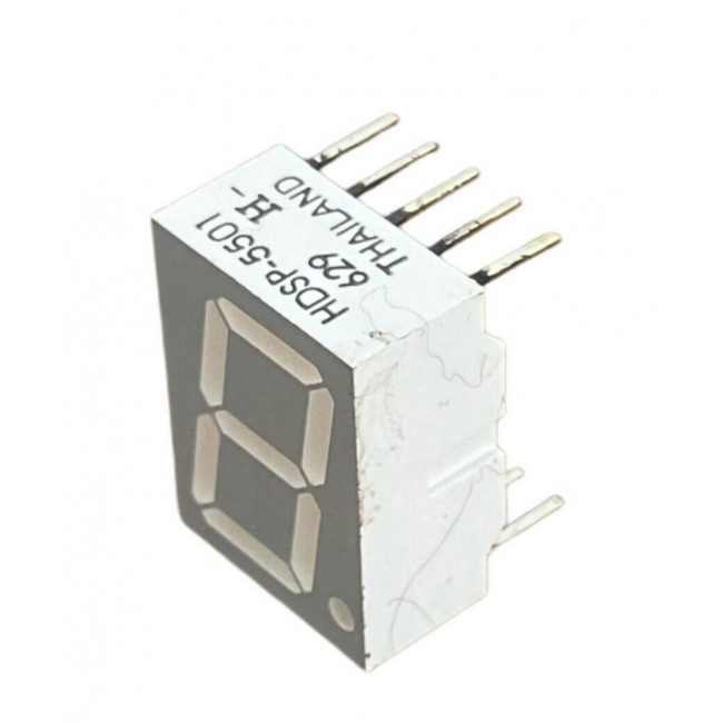 DISPLAY LED ΚΟΙΝΗΣ ΑΝΟΔΟΥ ΚΟΚΚΙΝΟ 14.2mm, 2.1V,  1.48 mcd HDSP-5551