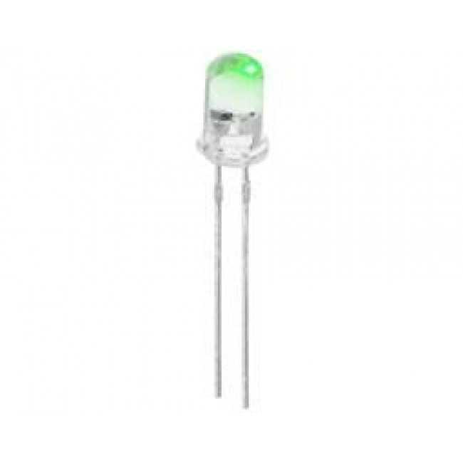 LED 5mm ΔΙΑΦΑΝΟ ΠΡΑΣΙΝΟ ΥΨΗΛΗΣ ΦΩΤΕΙΝΟΤΗΤΑΣ