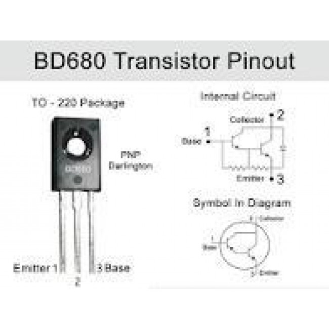 BD 680 PNP DARL+Di ΤΡΑΝΖΙΣΤΟΡ 80V 4A 40W