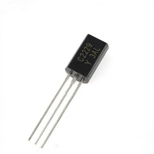 2SC 2229 NPN ΤΡΑΝΖΙΣΤΟΡ NF-Tr, Vid, 200V, 0,05A, 0,8W, 120MHz