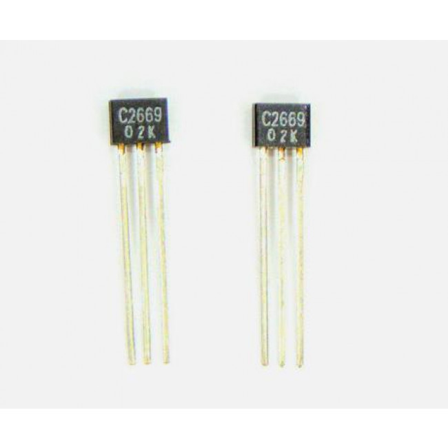 2SC 2669 NPN ΤΡΑΝΖΙΣΤΟΡ AM/FM-ZF, 35V, 50mA, 0,2W, >100MHz