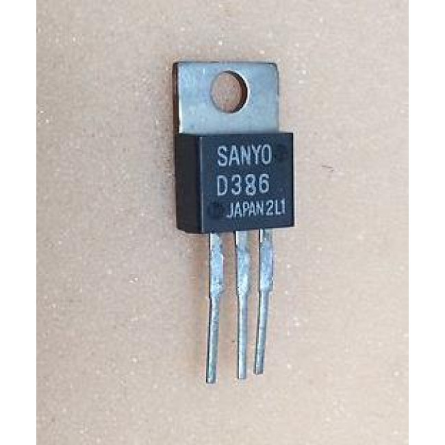 2SD 386Y NPN ΤΡΑΝΖΙΣΤΟΡ TV-VA, 200/120V, 3A, 25W, 8MHz