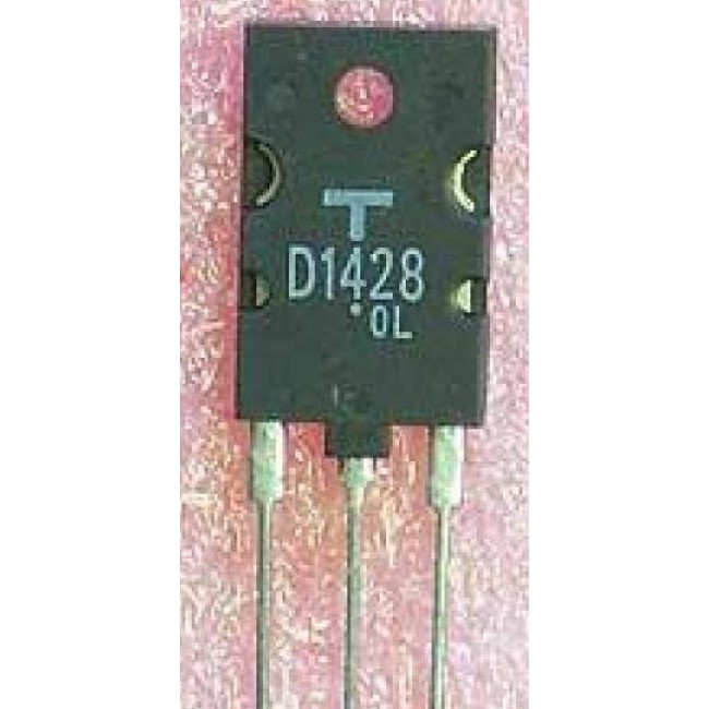 2SD 1428 NPN+Di ΤΡΑΝΖΙΣΤΟΡ TV-HA, 1500/600V, 6A, 80W
