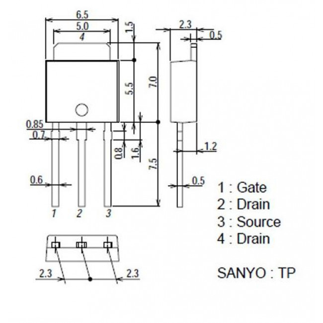 2SK 3850TP TRANSISTOR TO-251