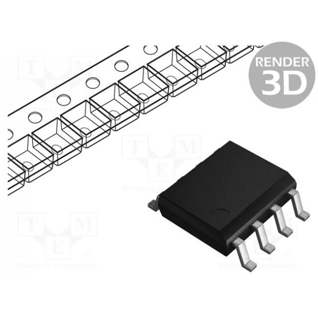 NCP 1200P60R2G IC SO8 AC/DC switcher, ελεγκτής PWM