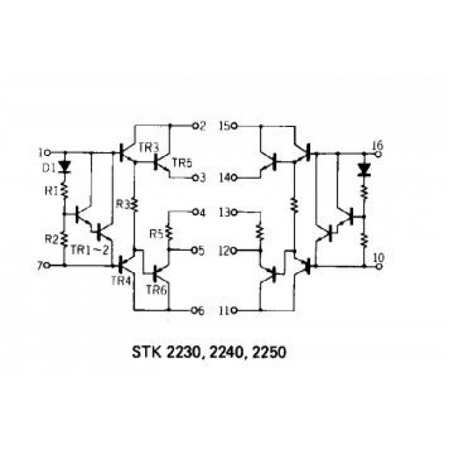 STK 2240 IC POWER AMPLIFIER
