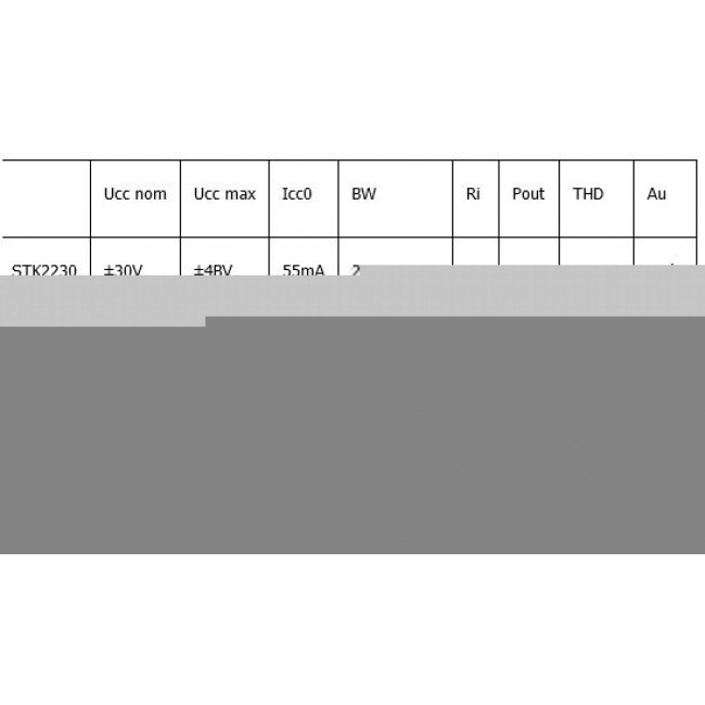 STK 2250 IC POWER AMPLIFIER