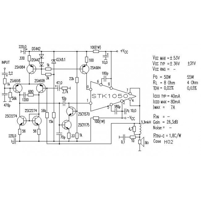STK 1050II IC