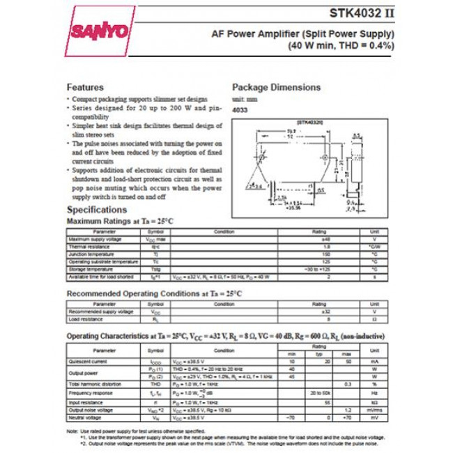STK 4032II IC