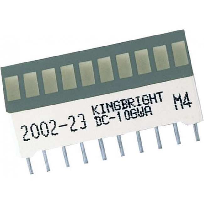 ΜΠΑΡΕΣ LED ΧΡΩΜΑ ΠΡΑΣΙΝΟ 25,4x10,16mm 2,2?5,6mcd DC-10GWA
