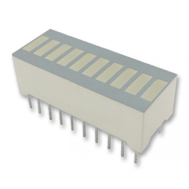 ΜΠΑΡΕΣ LED ΧΡΩΜΑ ΚΙΤΡΙΝΟ 25,4x10,16mm 2,2?5,6mcd DC-10YWA