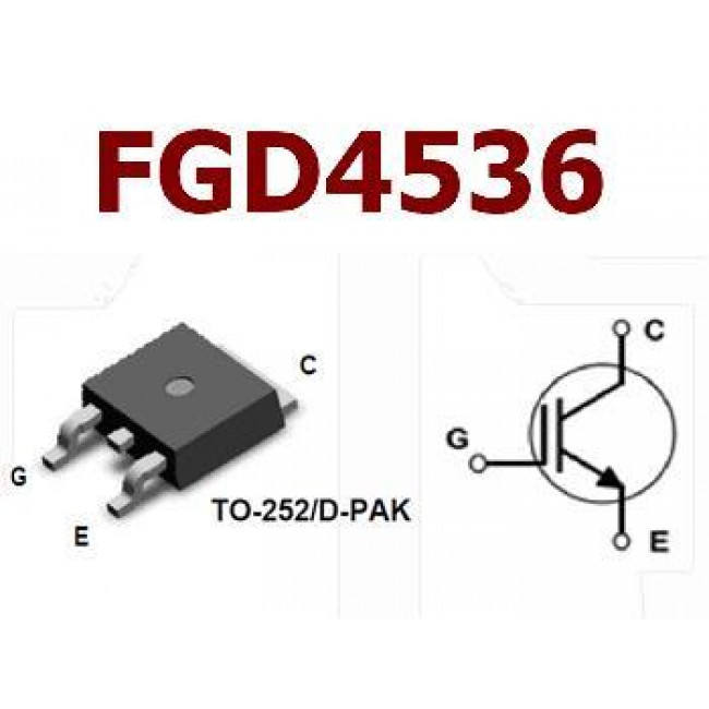 FGD 4536 IGBT 360V 50A TO-252/DPAK
