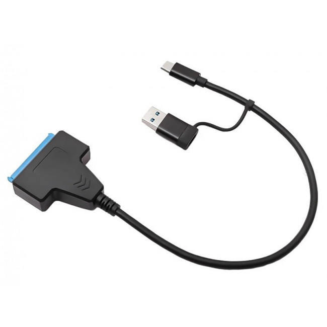 ΜΕΤΑΤΡΟΠΕΑΣ ΕΣΩΤΕΡΙΚΟΥ ΔΙΣΚΟΥ SATA ΣΕ USB 3.0 ΚΑΙ TYPE-C