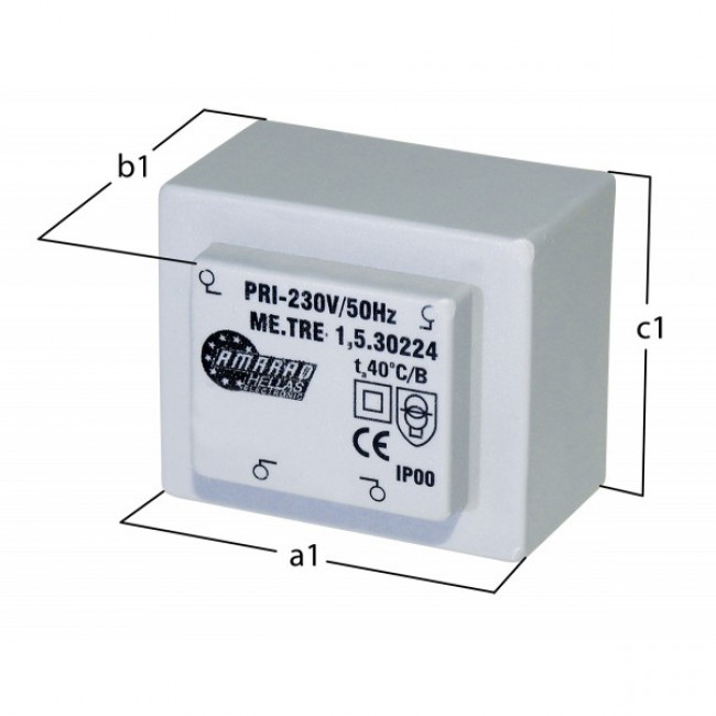 9V/1.5VA ΜΕΤΑΣΧΗΜΑΤΙΣΤΗΣ ΠΑΚΤΩΜΕΝΟΣ