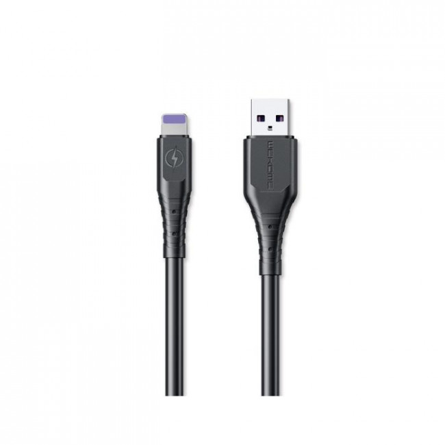 USB A - LIGHTNING ΚΑΛΩΔΙΟ ΓΙΑ iPHONE 3m 6A ΜΑΥΡΟ WARGOD SUPER FAST WDC-152