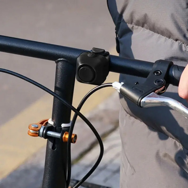 LXAG496 ΚΟΡΝΑ ΠΟΔΗΛΑΤΟΥ ΗΛΕΚΤΡΙΚΗ 130dB ΜΑΥΡΗ