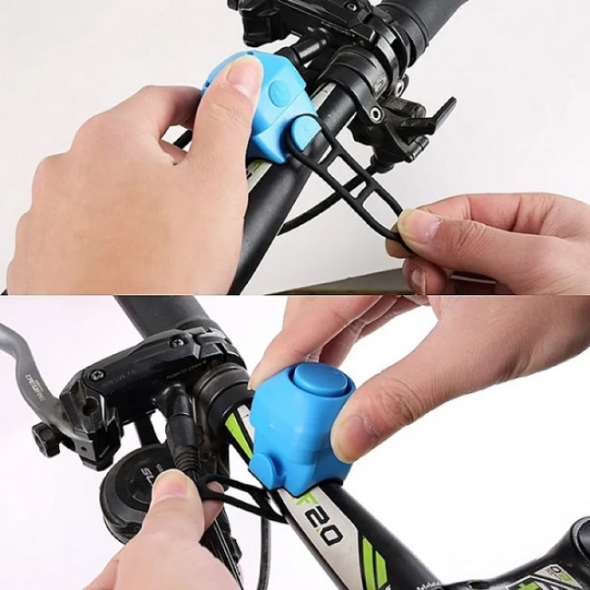 LXAG496 ΚΟΡΝΑ ΠΟΔΗΛΑΤΟΥ ΗΛΕΚΤΡΙΚΗ 130dB ΜΑΥΡΗ