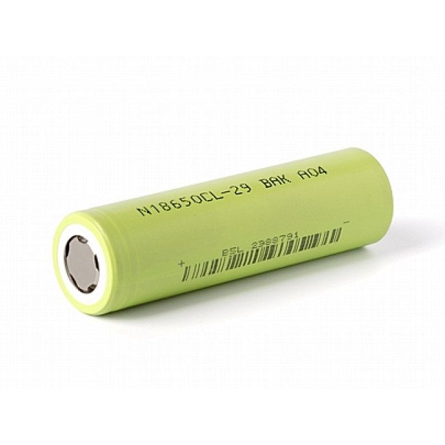 3.6V 2900mAh ΜΠΑΤΑΡΙΑ 18650 ΜΕ ΚΕΦΑΛΑΚΙ Li-ion 8.25A ΕΠΑΝΑΦΟΡΤΙΖΟΜΕΝΗ BAK