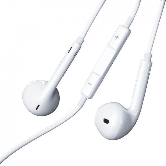 YB 09 ΑΚΟΥΣΤΙΚΑ HANDSFREE LIGHTNING 1.2m WK ΛΕΥΚΑ