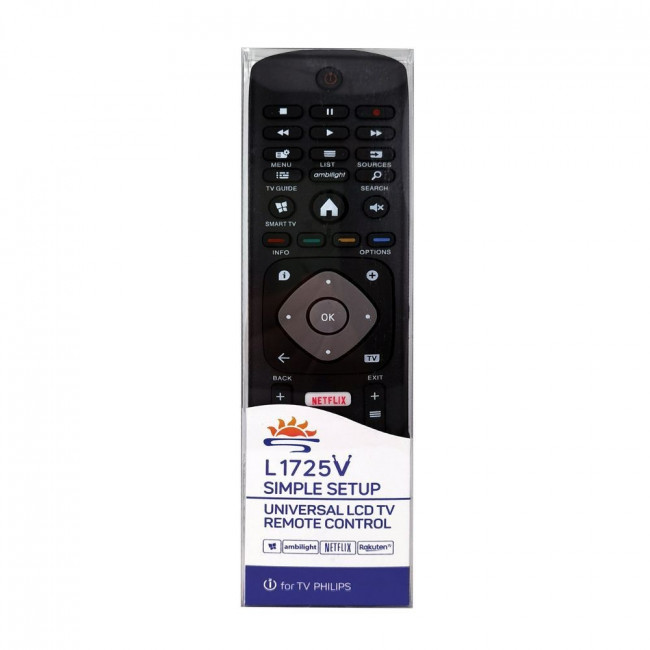 L1725V ΤΗΛΕΧΕΙΡΙΣΤΗΡΙΟ UNIVERSAL PHILIPS ΓΙΑ SMART LCD
