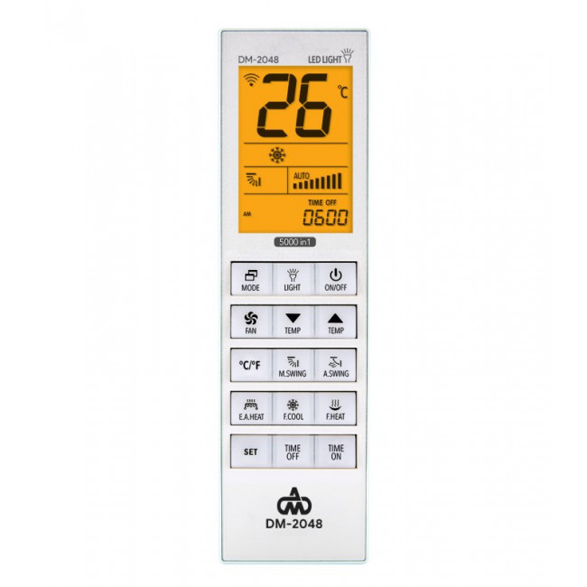 DM 2048L ΤΗΛΕΧΕΙΣΤΗΡΙΟ ΓΙΑ AIR CONDITION ΜΕ ΦΩΤΙΖΟΜΕΝΗ ΟΘΟΝΗ