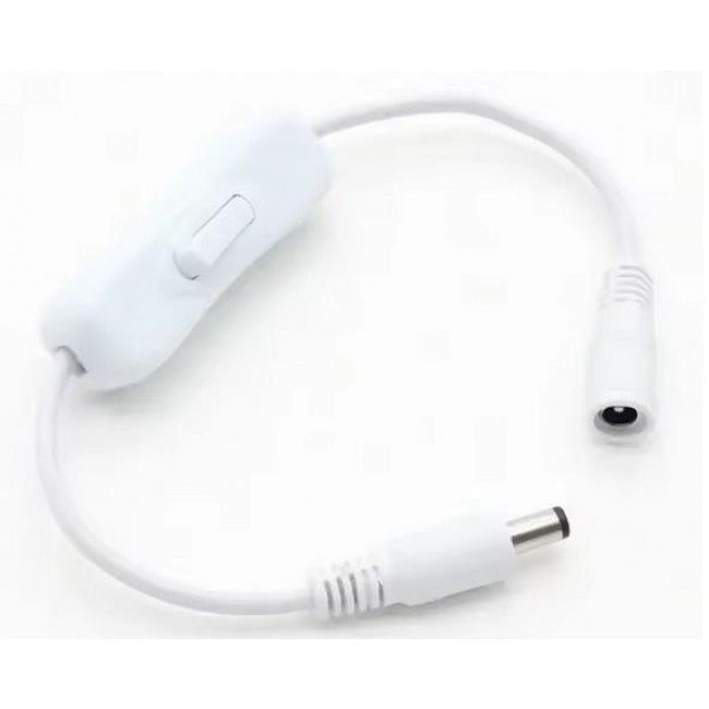 KAΛΩΔΙΟ ΤΡΟΦΟΔΟΣΙΑΣ ΜΕ ΔΙΑΚΟΠΤΗ ΚΑΙ ΦΙΣ DC 2,1mm