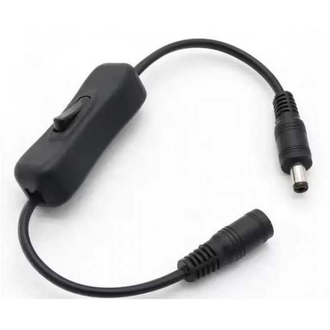 KAΛΩΔΙΟ ΤΡΟΦΟΔΟΣΙΑΣ ΜΕ ΔΙΑΚΟΠΤΗ ΚΑΙ ΦΙΣ DC 2,1mm