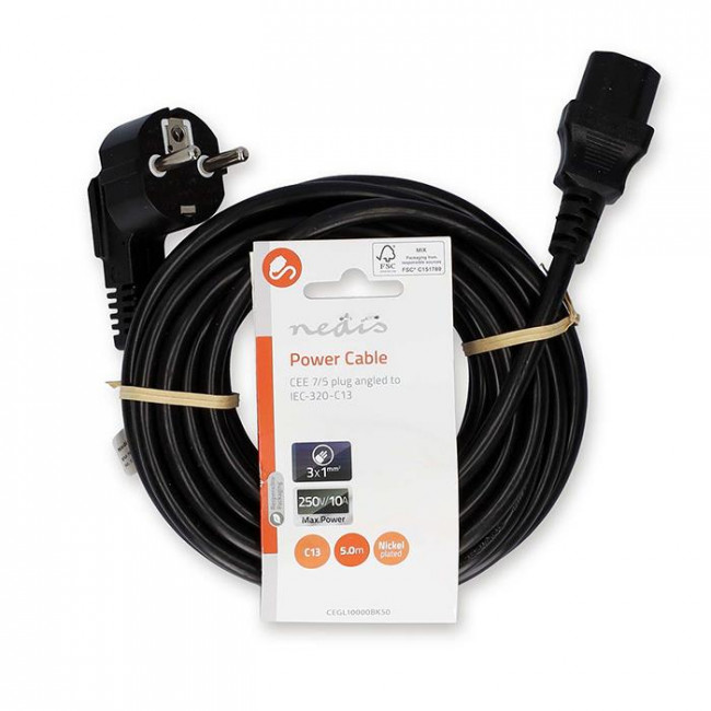 ΚΑΛΩΔΙΟ ΤΡΟΦΟΔΟΣΙΑΣ ΥΠΟΛΟΓΙΣΤΗ 3x1mm 5m