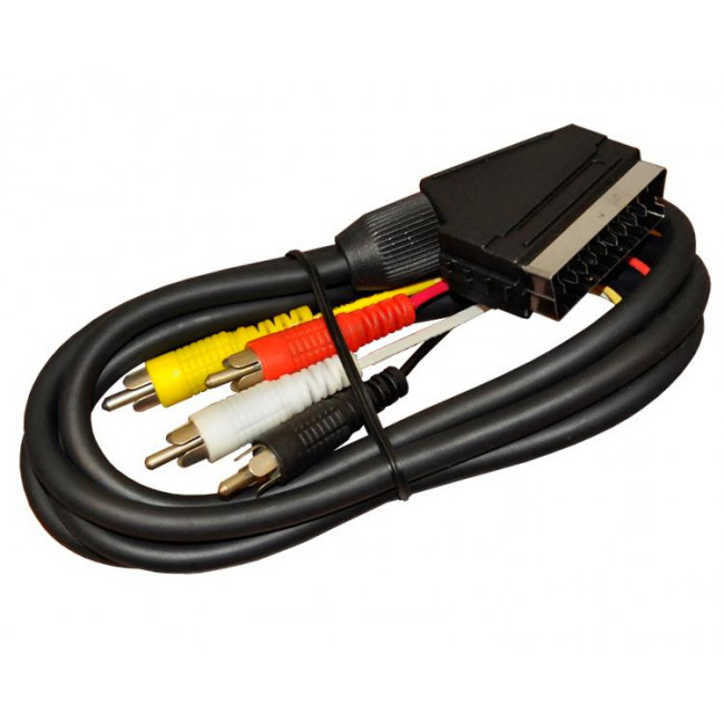 SCART ΑΡΣΕΝΙΚΟ - 4RCA ΑΡΣΕΝΙΚΑ ΚΑΛΩΔΙΟ 1.5m