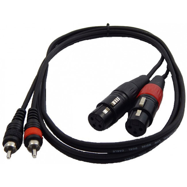 2RCA ΑΡΣΕΝΙΚΑ ΣΕ 2XLR ΘΗΛΥΚΑ 1.5m