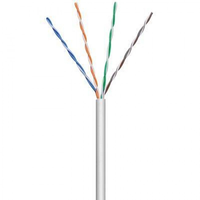 UTP CAT5e ΜΟΝΟΚΛΩΝΟ ΚΑΛΩΔΙΟ ΛΕΥΚΟ
