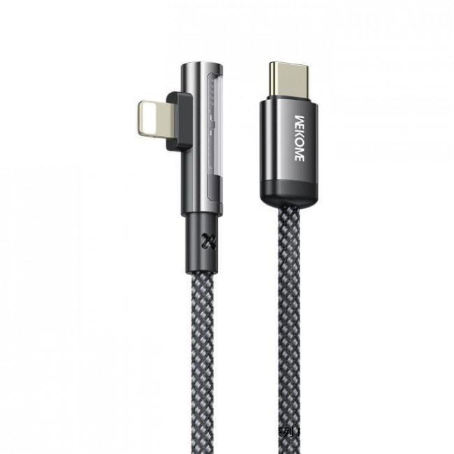 USB C - LIGHTNING ΓΩΝΙΑΚΟ PD35W ΚΑΛΩΔΙΟ 1m WDC-42 WK