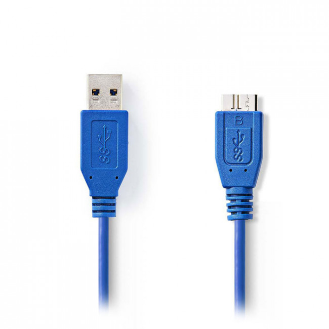 USB 3.0 A - MICRO USB B ΚΑΛΩΔΙΟ 0.5m ΣΤΡΟΓΓΥΛΟ