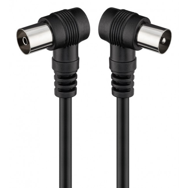 RF ΑΡΣΕΝΙΚΟ - ΘΗΛΥΚΟ ΓΩΝΙΑΚΑ ΚΑΛΩΔΙΟ ΚΕΡΑΙΑΣ 3m ΜΑΥΡΟ