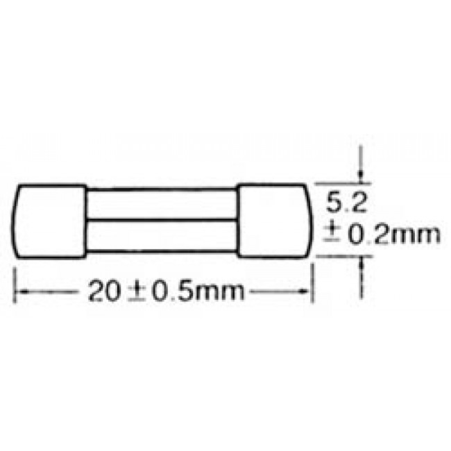 0.8Α ΑΣΦΑΛΕΙΕΣ 5x20mm ΤΑΧΕΙΑΣ (ΔΕΚΑΔΑ)