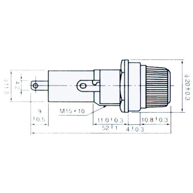 ΑΣΦΑΛΕΙΟΘΗΚΗ 6x32mm ΣΑΣΙ ΒΙΔΩΤΗ