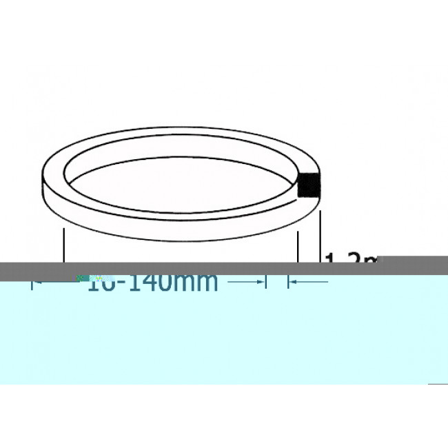 No 80 ΙΜΑΝΤΑΣ ΤΕΤΡΑΓΩΝΟΣ 1.2x1.2mm