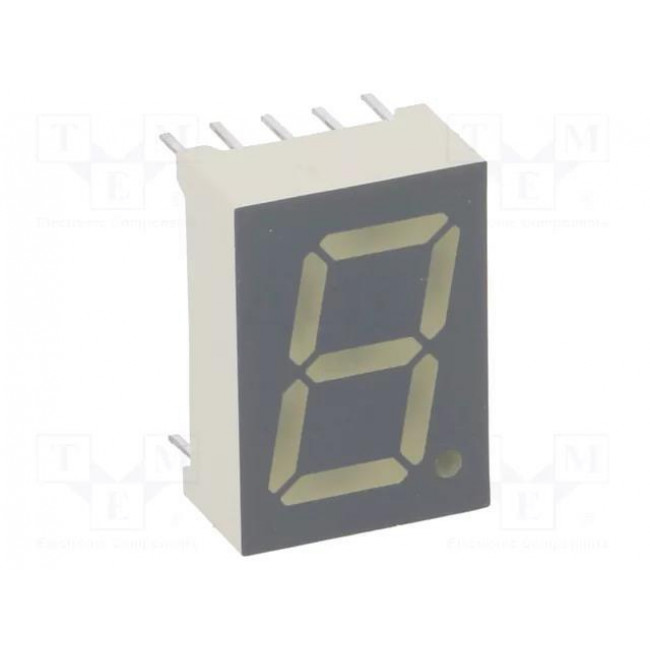 DISPLAY LED ΚΟΙΝΗΣ ΚΑΘΟΔΟΥ ΠΡΑΣΙΝΟ 13.2mm 7 SEGMENT SC52-11GWA