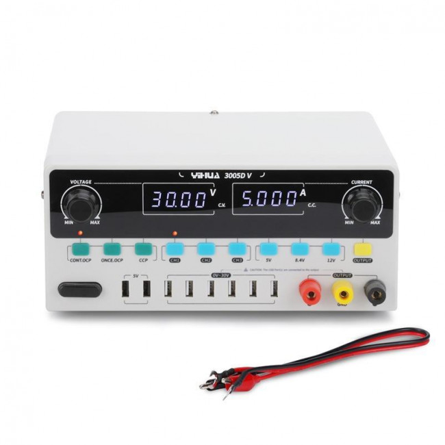 ΕΡΓΑΣΤΗΡΙΑΚΟ ΤΡΟΦΟΔΟΤΙΚΟ 0-35V, 0-5A YH-3005D-V