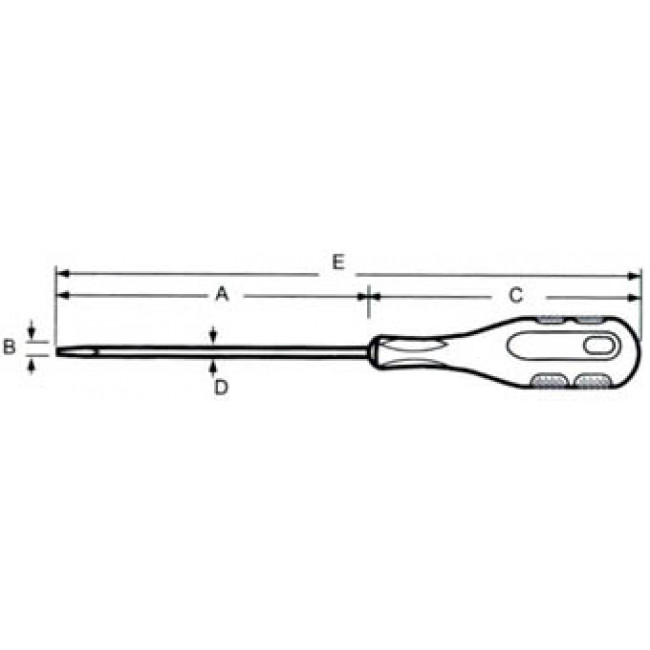 TORX ΜΕ ΤΡΥΠΑ T10x50mm ΚΑΤΣΑΒΙΔΙ CT 300B