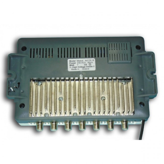 4x115 5G ΚΕΝΤΡΙΚΟΣ ΕΝΙΣΧΥΤΗΣ 40dB 4 UHF MISTRAL