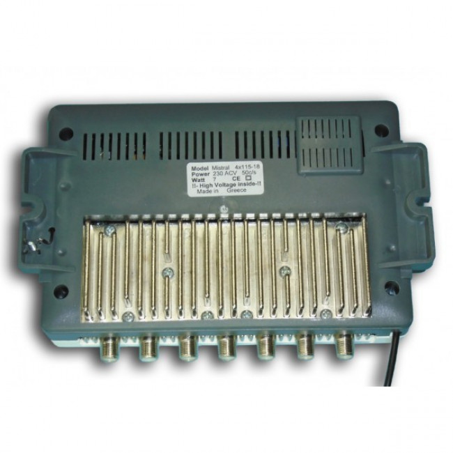 4x115 5G ΚΕΝΤΡΙΚΟΣ ΕΝΙΣΧΥΤΗΣ 40dB 4 UHF MISTRAL