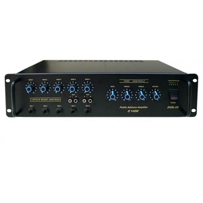 D 140W ΜΙΚΡΟΦΩΝΙΚΟΣ ΕΝΙΣΧΥΤΗΣ 140W/220V DUBLEX